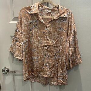 Entro Taupe Blouse